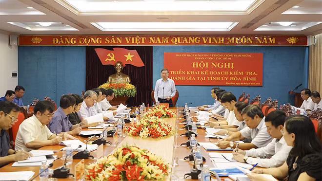 Thượng tướng Tô Lâm phát biểu tại Hội nghị.