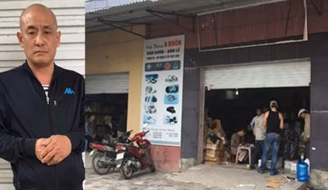Đối tượng Chen Chungying và cửa hàng kinh doanh phụ tùng ôtô.