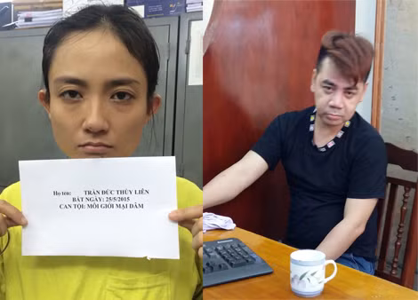 ''Má mì'' Trần Đức Thùy Liên và Huỳnh Xuân Hùng.