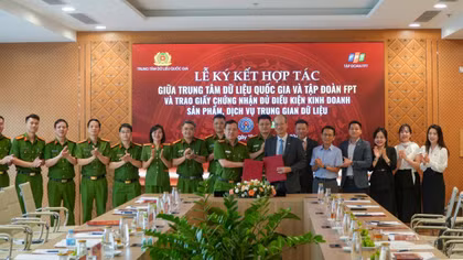 Trung tâm Dữ liệu quốc gia và Tập đoàn FPT hợp tác thúc đẩy chiến lược dữ liệu