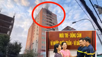 “Nếu không có các anh chắc chồng tôi bị ngạt bởi khói độc!”