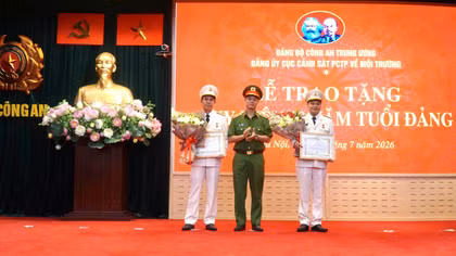  Lực lượng Cảnh sát phòng, chống tội phạm về môi trường ghi thêm nhiều thành tích mới