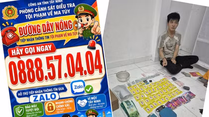 Hiệu quả từ đường dây nóng tố giác tội phạm ma túy