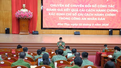 Đẩy mạnh chuyển đổi số, nâng cao tính khách quan trong xác định chỉ số cải cách hành chính Công an nhân dân
