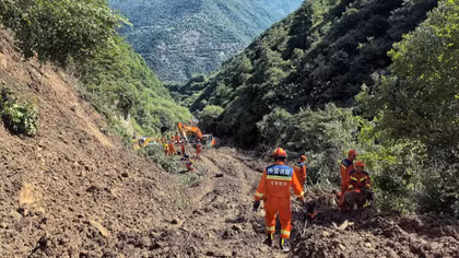 Lở đất ở Trung Quốc, 16 người nghi bị chôn vùi 