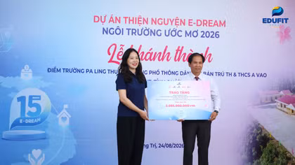 Khánh thành "Ngôi trường ước mơ" tại vùng biên tỉnh Quảng Trị
