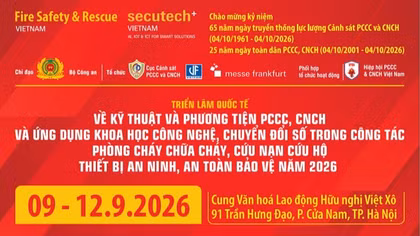 Nhiều công nghệ đột phá tại Triển lãm phòng cháy, chữa cháy 