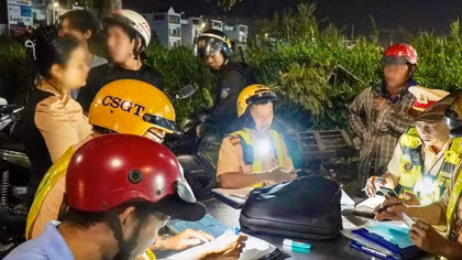 Xuyên đêm phòng ngừa tội phạm tại chợ đầu mối lớn nhất phía Nam