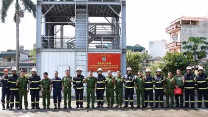 Sẵn sàng cho cuộc thi “Lính chữa cháy và cứu nạn, cứu hộ xuất sắc”