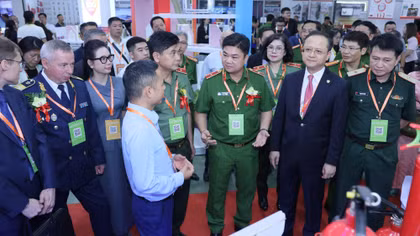 Khai mạc Triển lãm quốc tế về phòng cháy, chữa cháy và cứu nạn, cứu hộ 