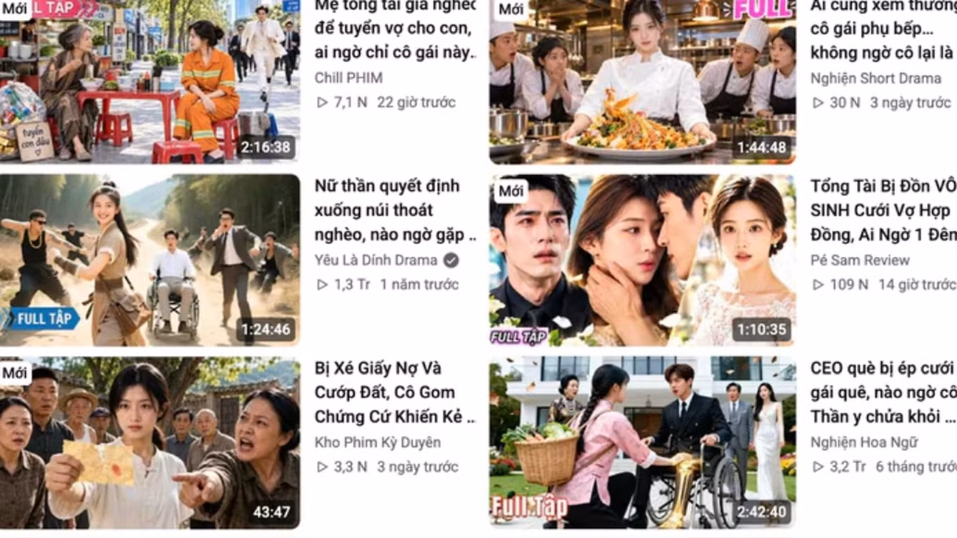 Phim ngắn AI bủa vây, cuốn người xem vào vòng xoáy không hồi kết