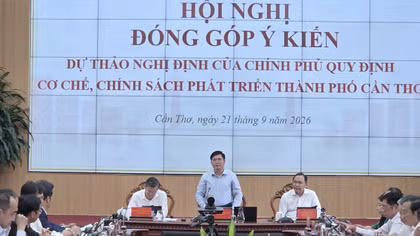 Thiết kế cơ chế đặc thù để Cần Thơ phát huy vai trò trung tâm vùng