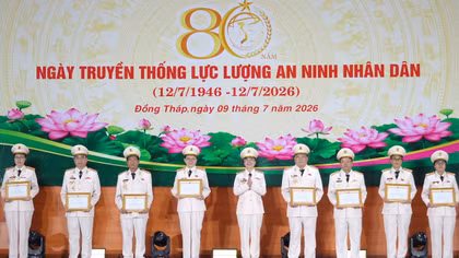 Lực lượng An ninh Công an tỉnh Đồng Tháp lập nhiều chiến công xuất sắc
