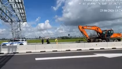 Xử lý doanh nghiệp đưa phương tiện không đảm bảo thi công cao tốc