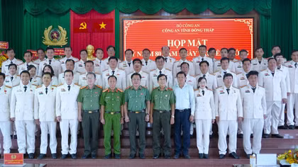 Lực lượng An ninh Đồng Tháp: Lá chắn bình yên vùng đất Sen hồng