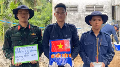 Cần Thơ: Phát hiện thêm 5 hài cốt liệt sĩ từ thông tin người dân cung cấp