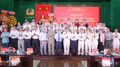 Đồng Tháp họp mặt Kỷ niệm 81 năm Ngày truyền thống lực lượng CAND