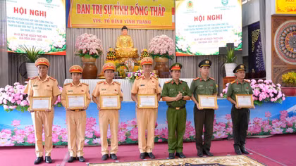 Đồng Tháp: Lan tỏa văn hóa an toàn giao thông trong cộng đồng tôn giáo