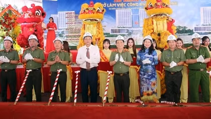 Khởi công xây dựng Trụ sở Công an tỉnh An Giang