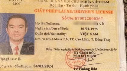 Mua GPXL trên zalo với giá 3 triệu đồng để làm tài xế xe khách 
