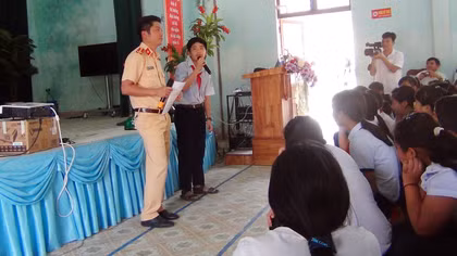 Tăng cường tuyên truyền luật giao thông, góp phần kéo giảm tai nạn giao thông ở học sinh