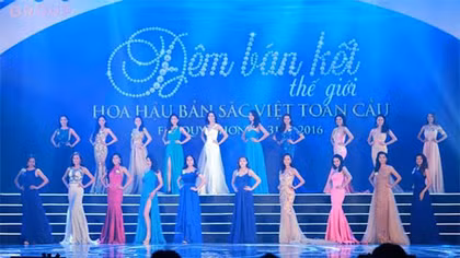 Lộng lẫy đêm bán kết Hoa hậu bản sắc Việt toàn cầu 2016