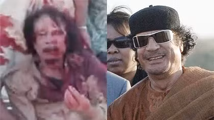 Tiết lộ đoạn phim mới về Gaddafi bị bắn chết bằng một khẩu súng dát vàng