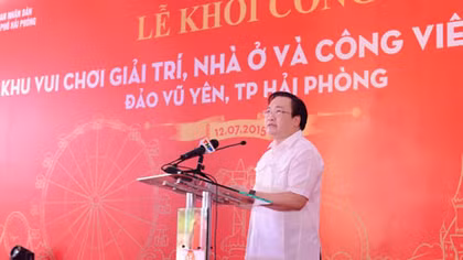 Khởi công dự án sinh thái tại đảo Vũ Yên