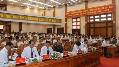 Đại hội Đảng bộ Công an tỉnh Hậu Giang nhiệm kỳ 2015 – 2020 