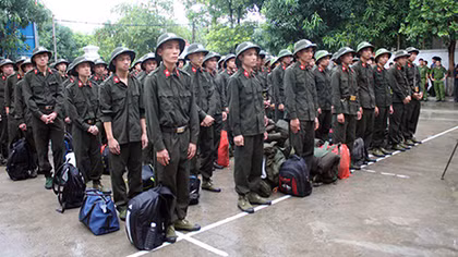 Công an các tỉnh giao nhận công dân thực hiện nghĩa vụ CAND