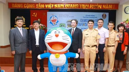 Phát động chương trình “Doraemon với an toàn giao thông” tại Việt Nam