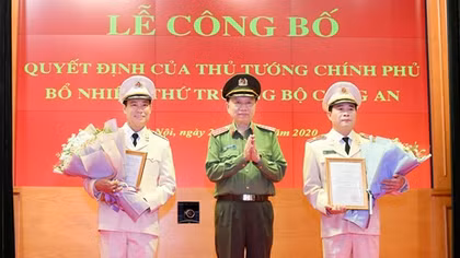 Trao quyết định bổ nhiệm hai Thứ trưởng Bộ Công an