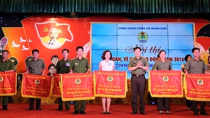 Bế mạc Hội thi ATVSLĐ Công đoàn CAND phía Bắc
