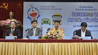 Công bố kết quả cuộc thi “Doraemon với An toàn giao thông”