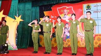 Khai mạc Hội thi An toàn, vệ sinh lao động Công đoàn CAND phía Bắc
