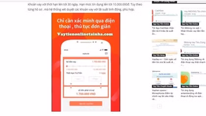Cảnh giác khi vay tiền qua App với lãi suất “cắt cổ”