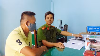 Công an chính quy về xã Tiên Phước