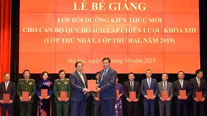 Bế giảng lớp bồi dưỡng cán bộ quy hoạch cấp chiến lược khóa XIII của Đảng