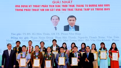 Trao giải Hội thi Sáng tạo Kỹ thuật cho nhiều tác giả, nhóm tác giả