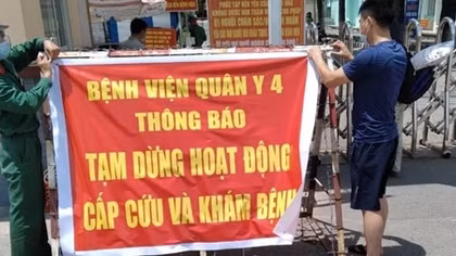 Bình Dương tạm dừng hoạt động Bệnh viện Quân y 4 vì ca nghi nhiễm COVID-19
