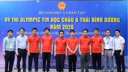 Việt Nam đứng thứ 2 tại Olympic Tin học Châu Á Thái Bình Dương