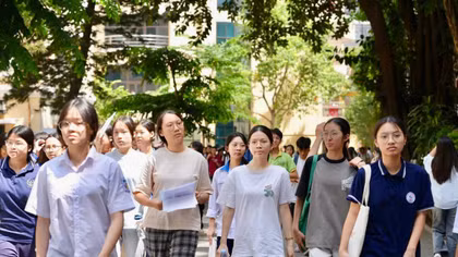 Hà Nội: 615 thí sinh vắng mặt trong buổi làm thủ tục thi lớp 10 