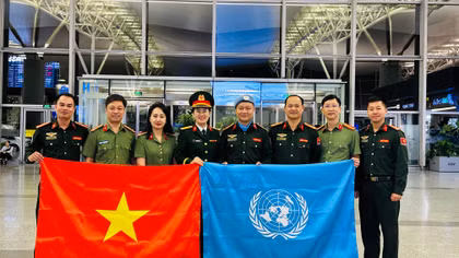 Thêm một sĩ quan Công an lên đường gìn giữ hòa bình tại “điểm nóng” Abyei