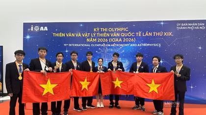 Việt Nam thắng lớn tại Olympic Thiên văn và Vật lý thiên văn quốc tế 2026