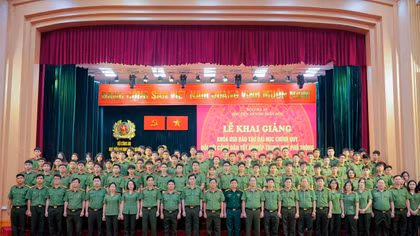 Học viện ANND khai giảng Khóa D58 đại học chính quy