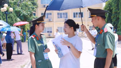35 thí sinh được tuyển thẳng vào các học viện, trường CAND 