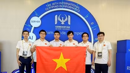 Việt Nam trong nhóm 8 quốc gia dẫn đầu Olympic Tin học quốc tế 2026