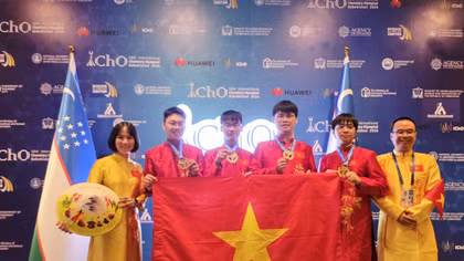 Việt Nam nằm trong top 3 tại Olympic Hóa học quốc tế 2026