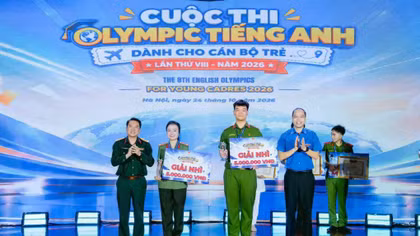 Học viện CSND đạt thành tích cao tại Olympic Tiếng Anh dành cho cán bộ trẻ