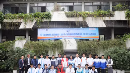 Việt Nam xếp thứ 7 tại Olympic Toán học Châu Á - Thái Bình Dương 